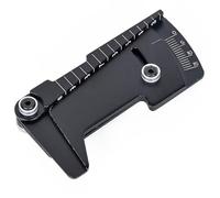 RC Repair Parts Compatible With HSP For Tamiya For MST 1/10 1/12 RC For Model Car Drift Tools Adjustable Ruler Wheel Hub Balance Ruler Camber 15° Tools(Black)