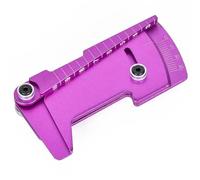 RC Repair Parts Compatible With HSP For Tamiya For MST 1/10 1/12 RC For Model Car Drift Tools Adjustable Ruler Wheel Hub Balance Ruler Camber 15° Tools(Purple)
