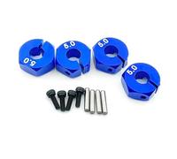 RC Repair Parts Compatible With HSP For Tamiya SCX10 For Slash 4 Pcs 5/6/7mm Thickness Wheel Hex 12mm Drive Hubs With Pins Screws For RC Car Crawler Trucks(Blue,5mm)