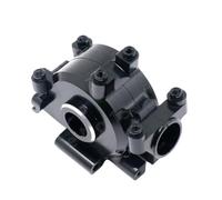 RC Repair Parts Compatible With Losi For Baja For Rock For Rey 1/10 Remote Control For Model Car Upgrade Parts Metal Front Gear Box Gearbox Case Bulkhead(Black)