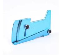 RC Repair Parts Compatible With Tamiya For HSP For HPI 1/8 1/10 RC Car Adjustable Ruler Adjusting RC Car Wheel Rim Camber 15 Degrees For Hobby Tools CNC(Blue)