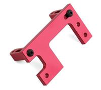 RC Repair Parts Compatible With Tamiya For King For Hauler For SCANIA For AROCS For MAN For VOLVO 1/14 RC Tractor Truck Parts Metal Steering Servo Mount(Red)