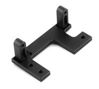 RC Repair Parts Compatible With Tamiya For King For Hauler For SCANIA For AROCS For MAN For VOLVO 1/14 RC Tractor Truck Parts Metal Steering Servo Mount(Black)