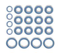 RC Repair Parts Compatible With Tamiya For TT-01 TT01E TT01D For TT02B 1/10 rc cars Upgrades Parts Accessories 20PCS Rubber Sealed Ball Bearing Kit