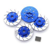 RC Repair Parts Compatible With Tamiya TT01 TT02 For HPI For HSP 94123 For Sakura D4 1/10 RC On Road Car Metal 12mm Wheel Hex Hub Adapter Brake Disc(Blue)