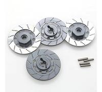 RC Repair Parts Compatible With Tamiya TT01 TT02 For HPI For HSP 94123 For Sakura D4 1/10 RC On Road Car Metal 12mm Wheel Hex Hub Adapter Brake Disc(Grey)