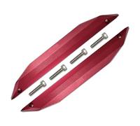 RC Repair Parts Compatible With Traxxas For MAXX V2 2.0 4S 4WD For Monster Truck 1/10 RC Car Parts Outer Wing Guard For Chassis Nerf Bars Side Skirt Set(Red)