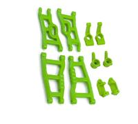 RC Repair Parts Compatible With Traxxas For Slash 2WD For VXL rc cars Upgrade Parts Plastic Front And Rear Suspension Arm Steering Block Stub Axle Carrier(Green)