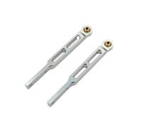 RC Repair Parts For MN For MN82 MN82T MN82S MN82Pro LC79 1/12 Rear Axle Fixed Linkage Rods RC Crawler Car Model Replacements Spare Parts (Silver)