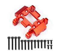 RC Repair Parts For Redcat For Ascent 1/18 Aluminum Alloy Gearbox Chassis Protection Skid Plate RC Crawler Car Upgrade Replacements Parts(Red)