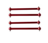 RC Repair Parts For WLTOYS 1/18 A949 A959 A969 K929 4pcs Front And Rear Drive Shaft DogBone 51.5mm Long RC Model Car For Toys Suitable Accessories(Red)