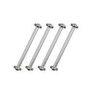 RC Repair Parts For WLTOYS 1/18 A949 A959 A969 K929 4pcs Front And Rear Drive Shaft DogBone 51.5mm Long RC Model Car For Toys Suitable Accessories(Silver)