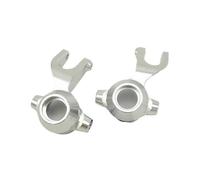 RC Repairs Accessories For Arrma Big For Rock For Granite For Senton For Vorteks 1/8 1/10 For Typhon AR330469 Aluminum Steering Block Front Arm(Silver)