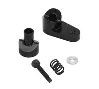 RC Repairs Accessories For Arrma For GROM For Mini For MOJAVE For Granite For Typhon 1/14 1/18 20T Servo Arm Metal Upgrade Parts RC Car(Black)