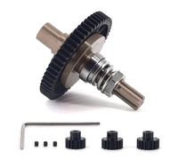 RC Repairs Accessories For Arrma For Small Boulder For Granite ARA310948 ARA311034 1/10 Reinforced Steel Slip Gear Assembly 32P57T 7075 Teeth(Brown)