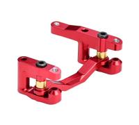 RC Repairs Accessories For Arrma Quake For Gorgon For Granite For Typhon For Mojave For Grom For Nascar 7075 Alloy Steering Set Toy Models(Red)