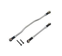 RC Repairs Accessories For Axial For Capra 1.9 For Unlimited Trail For Buggy 1/10 2Pcs Adjustable Steering Links Metal Rod End RC Crawler Upgrade(Black)