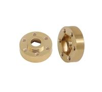 RC Repairs Accessories For Axial For SCX10 For Capra For TRX4 For TRX6 VS4-10 Gen8 Hexagonal Brass Hub Adapter Weight 1.9 2. Anti-slip Rims RC Car(Gold,6mm)