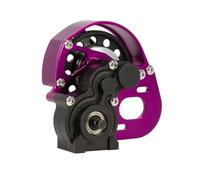 RC Repairs Accessories For Axial For Scx10 Ii SMT10 Ax10 For Scx10-2 1/10 1 Set 3-Gear Transmission Gearbox With Motor Gear RC Crawler Chassis(Purple)