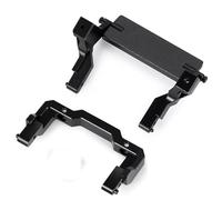 RC Repairs Accessories For Axial For SCX24 Base Camp 1/24 RC Crawler CarAlu Alloy Front Bumper Mount Rear Car Body Shell Support Bracket Stand(1Set)