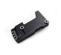 RC Repairs Accessories For CNC Adjustable Ruler RC Car Height And Wheel Camber Measurement 15 Degree Alloy Tool Spare Parts Toy Models(Black)
