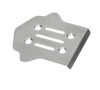 RC Repairs Accessories For KM For Rally C3 WRC 1/7 RC Car Upgrade DIY Parts Stainless Steel Front And Rear Guards Metal Chassis Toy Accessories(Rear)