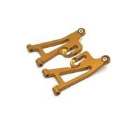 RC Repairs Accessories For MJX For Hyper Go 14209 14210 14220B 1/14 RC Cars Truck Upgraded Parts Aluminium Alloy Front For Swing Arm(Yellow)