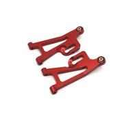 RC Repairs Accessories For MJX For Hyper Go 14209 14210 14220B 1/14 RC Cars Truck Upgraded Parts Aluminium Alloy Front For Swing Arm(Red)