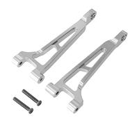 RC Repairs Accessories For MJX For Hyper Go 14209 14210 H14BM 1/14 Metal Rear Upper Suspension For Swing Arms RC Car Repair Modification Parts(Silver)