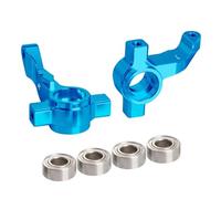 RC Repairs Accessories For Tamiya Dt04 1/10 Aluminum Front Steering Knuckles Upgrades Part Rc Truck Modification Upgrade Repair Parts Spare Toy(Blue)