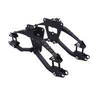 RC Repairs Accessories For Tamiya For Scania For Benz For Actros For Volvo For Man 1/14 Metal Scale Rear Suspension Accessories RC Tipper(Black)