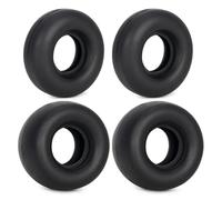 RC Repairs Accessories For Tamiya Frog Sand Scorcher Grasshopper For Hornet 1/10 4Pcs Aluminum Beadlock Wheel Rim Hub Rubber Tires Set For Buggy(Tires)