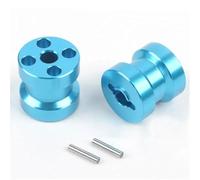 RC Repairs Accessories For Tamiya Wild Grasshopper II Aluminum Rear Wheel Adapters Model Accessory Assemble Replace Upgrade Parts Modified(Blue)