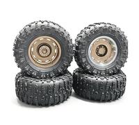 RC Repairs Accessories For Traxxas 1/7 1/8 4Pcs 2.6 Inch Black Mud Wheel JC Tire Set 135x55x66mm Off-road RC Crawler Car DIY Upgrade Parts