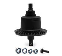 RC Repairs Accessories For Traxxas For Slash 4X4 For VXL For Stampede For Rustler HQ727 1/10 2Pcs Metal Front Rear Differential Upgrade Parts(Black)