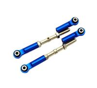 RC Repairs Accessories For Traxxas For Slash For Rustle 3644 3643 5539 Hard Steel Front For Up Down Rear Ajustable Turnbuckles Camber Link Steering Link(Blue,Front upper)