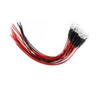 RC Repairs Accessories For Trx4 For Defender For Axial For Scx10 D90 For Tamiya For Scania For Actros 1/10 1/14 10Pcs 3mm 5mm 12v Light Bulbs RC(Red,5mm)