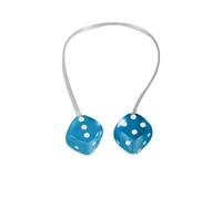 RC Repairs Accessories For TRX4 For TRX6 For Wraith For SCX10 III CJ-7 90046 1/10 Plastic Scale Fuzzy Dice Multicolor Hanging RC Crawler Upgrade(Blue)