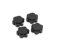 RC Repairs Components For Arrma 6S For Felony Fireteam For LimitLess For Mojave For Kraton For Notorious 1/7 1/8 4Pcs Aluminum 17mm Wheel Hex Nuts RC Car(B BLACK)