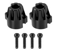 RC Repairs Components For HPI For Venture 1/18 Aluminum Alloy Rear Hubs Cup RC Truck Car Upgrade Parts Decorate Modify Accessories(Black)