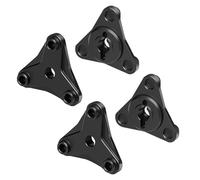 RC Repairs Components For Tamiya For Hotshot II 2024-58737-A 1/10 GPM 7075 Alloy Wheel Hexes RC Upgrade Modification And Repair Parts(Black)