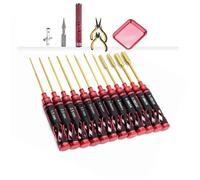 RC Repairs Components RC Tools Kits 18 in 1 Screwdriver Pliers Hex Sleeve Socket Spanner Repair Box Set for Repairing RC Airplanes Rc Car Model for Toys
