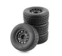 RC Repairs Models For HSP For Sonic 94102 GT LC For Racing PTG-2 For Tamiya For TT02 1/8 1/10 4pcs RC Model Rubber Tires Wheel On Road Car(A BLACK)