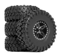 RC Repairs Models For SCX10 90046I AXI03007 For SCX10 Pro For TRX4 For TRX6 Gen7 Gen8 D90 VS4-10 For MST CFX 1/10 2.2 In Wheel Tires RC Crawler(Black)