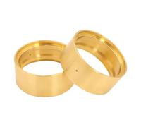 RC Repairs Models For SCX10 II 90046 D90 For TRX4 For Element For Enduro 1/10 95g/PCS Brass 1.9 Inch Beadlock Wheel Weights Internal Clamp Rings RC Crawler(Brass,2pcs)