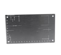 RC Repairs Models For Tamiya For Mini 4WD For Racing Car Model Aluminum Setting Board 94823 Shunting Board Inspection Plate Tool(Black)