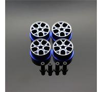 RC Repairs Models For Tamiya For MINI 4WD Middle Diameter20.5mm Lightweight Wheels Self-made Parts Colored Wheel W/Aluminum Disc(Blue2)