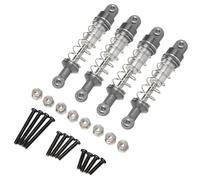RC Repairs Models For WPL C14 C24 C34 C54 1/16 For MN D90 D99 D99S MN90 For MN98 For MN99S 1/12 4pcs Oil Filled Type Metal Shock Absorber RC Parts(Titanium,4pcs)