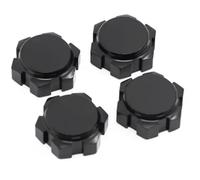 RC Repairs Models Spare For Arrma 6S For Felony Fireteam For LimitLess For Mojave For Kraton For Notorious 1/7 1/8 4Pcs Aluminum 17mm Wheel Hex Nuts RC Car(Black1)