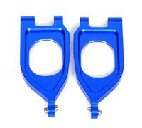 RC Repairs Models Spare For Arrma For Gorgon 4X2 2WD 1/10 Aluminum Alloy Rear Lower Arm Front Upper For Swing Monster Truck RC Upgrade Parts Model(Blue,Front)